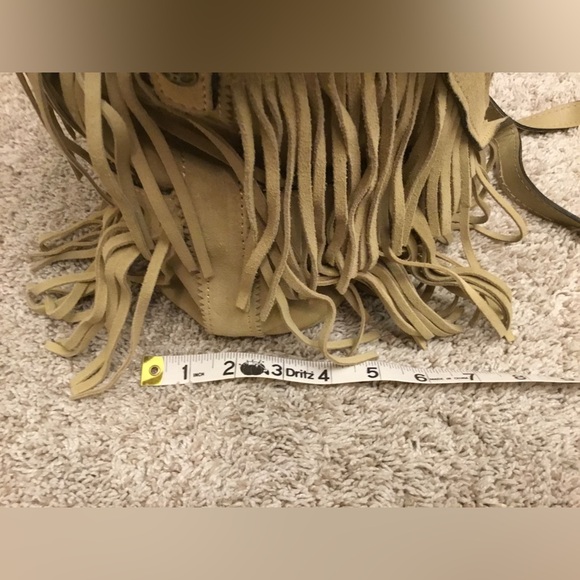 Patricia Nash Tan Fringed Crossbody Bag - Picture 11 of 11